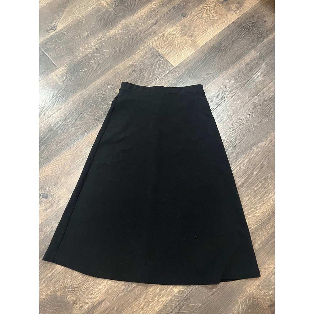 BLACK‎ LABEL by EVAN PICONE Women's Black Midi Skirt Size M